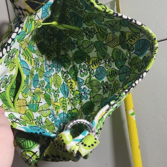 Vera Bradley Womens Crossbody Purse Saddle Up bag Lime's Up retired print - Picture 10 of 16
